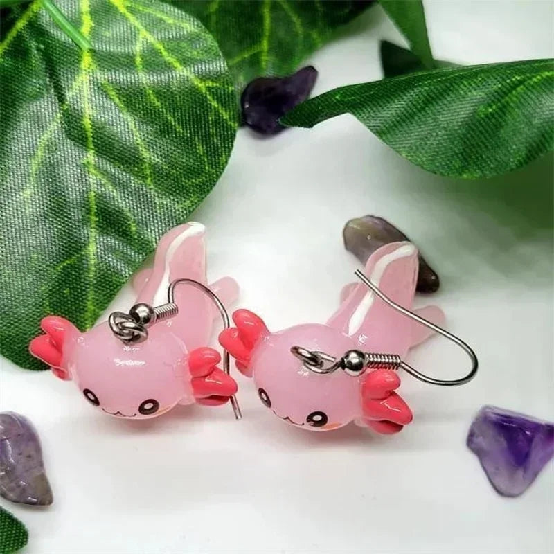 Smiling Axolotls - Hypoallergenic jewelry