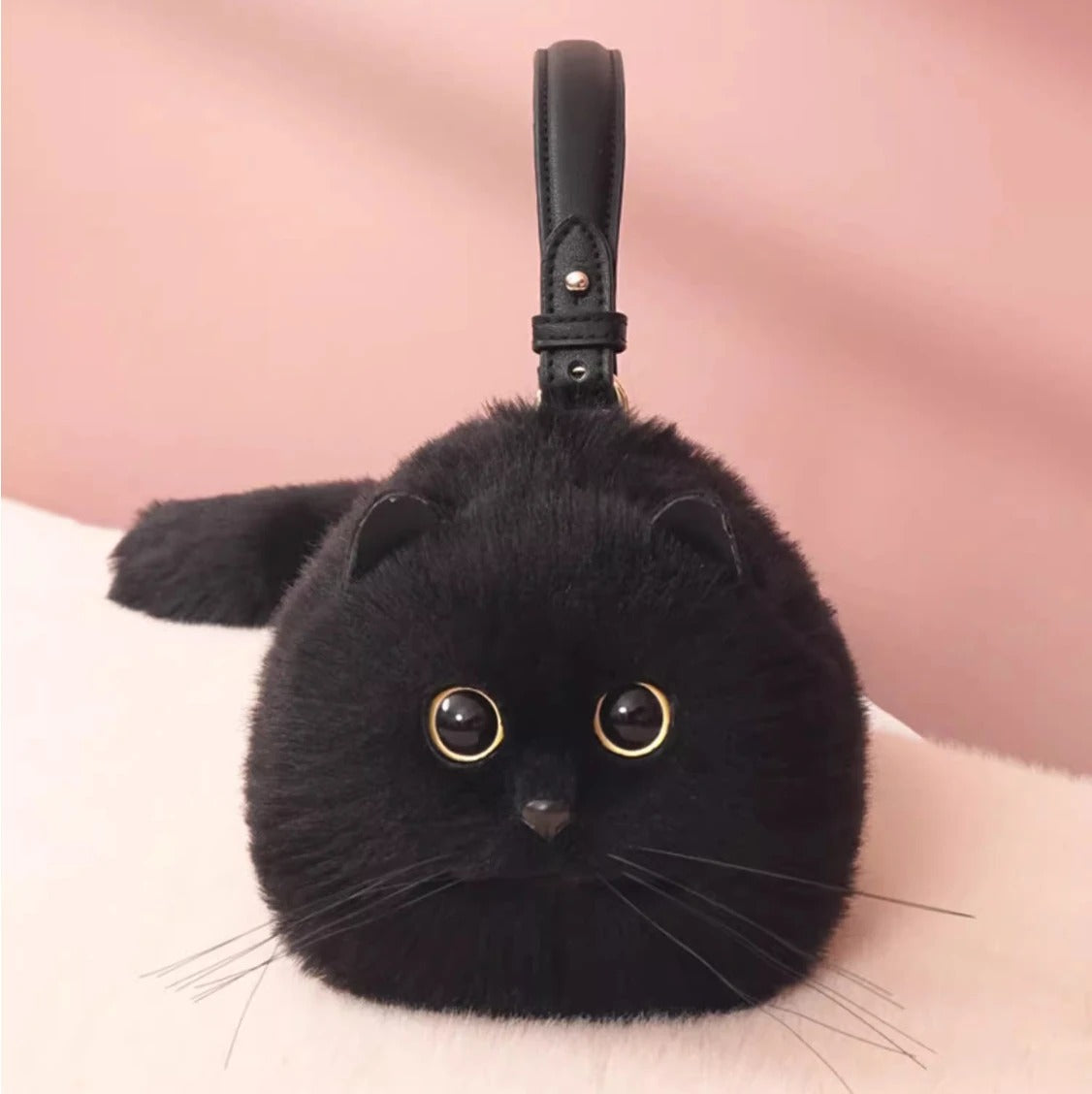 Realistic Cat Mini Handbags