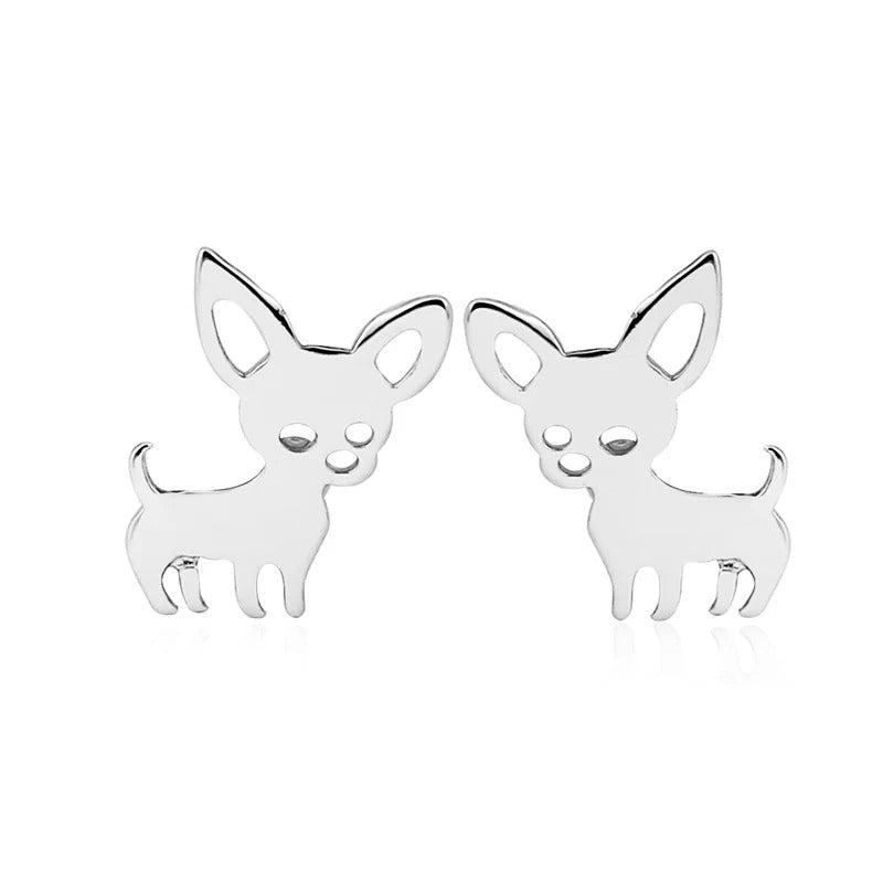 Standing Chihuahua Jewelry Set