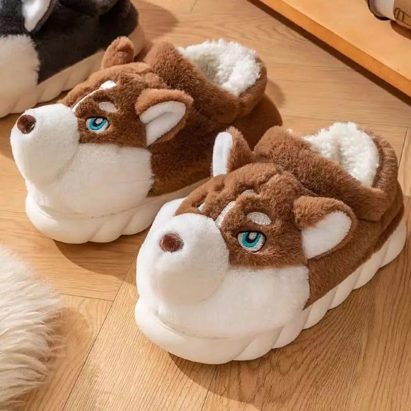 Cozy Husky Indoor Shoes / Slippers