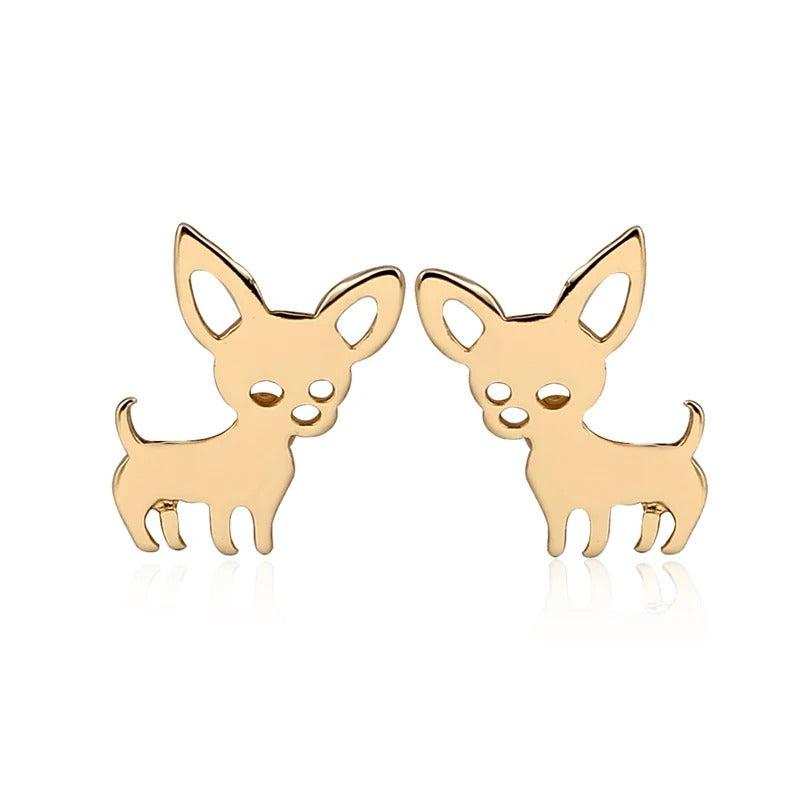 Standing Chihuahua Jewelry Set