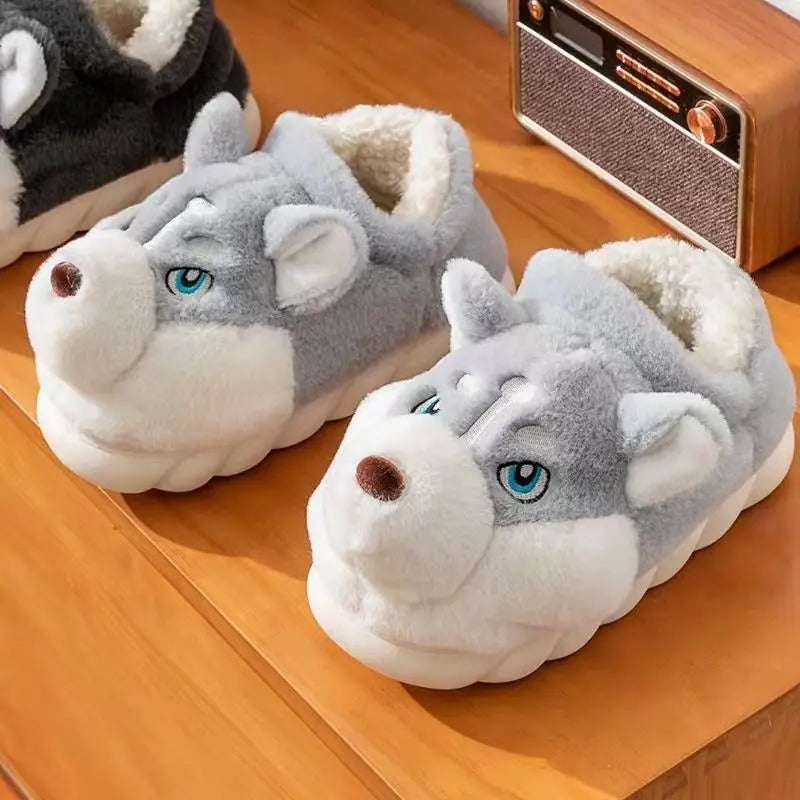 Cozy Husky Indoor Shoes / Slippers