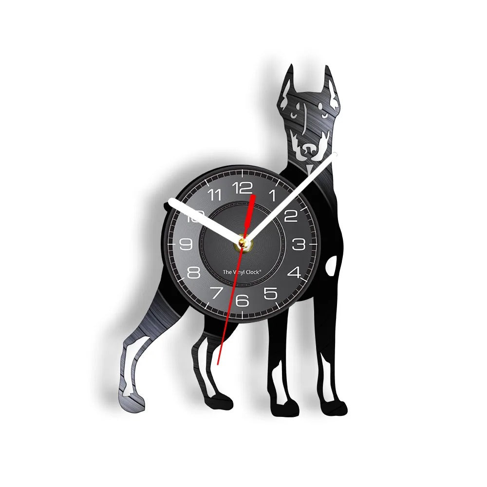 Realistic Dog Wall Clocks