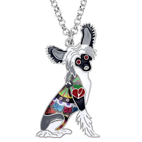 Artistic Chinese Crested Necklace / Brooch