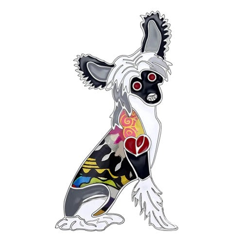 Artistic Chinese Crested Necklace / Brooch