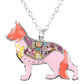 Artistic German Shepherd Necklace / Brooch