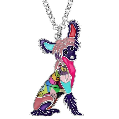 Artistic Chinese Crested Necklace / Brooch