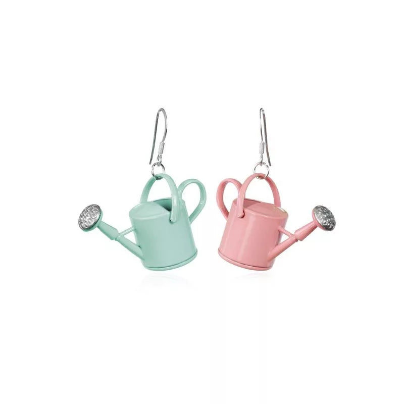 Watering Can Earrings by Style's Bug - Style's Bug Pink + Blue / 1 pair
