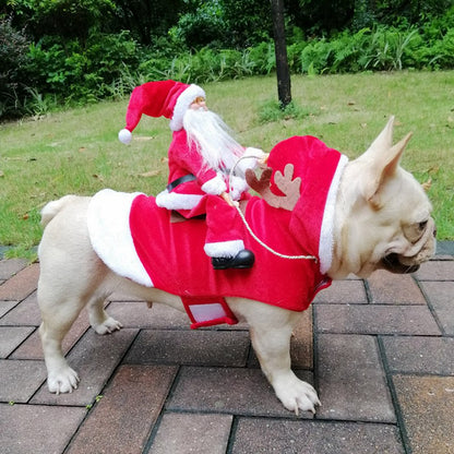 "Santa's Reindeer dog version" pet jacket by SB - Style's Bug S