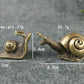 John & Edward - Realistic Brass Snails