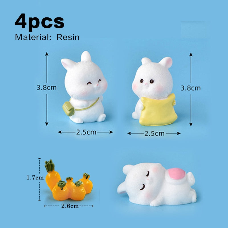 The world of mini Rabbits - Style's Bug 4pcs Sleep Rabbit