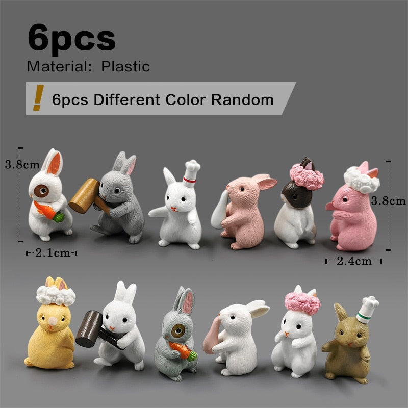 The world of mini Rabbits - Style's Bug 6pcs Color Random