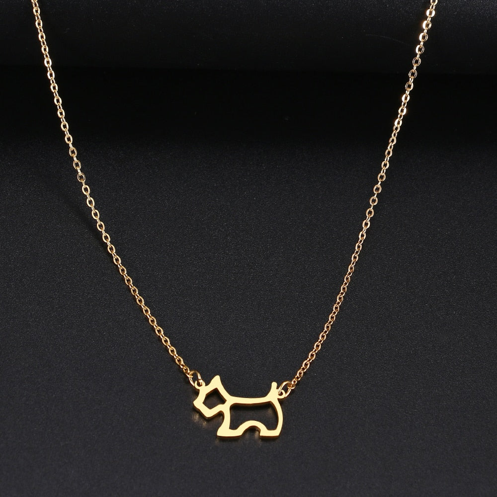 Scottish Terriers necklace by SB (2pcs pack)
