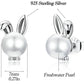 "Floppy ear pearl Bunny" earrings by SB - Style's Bug
