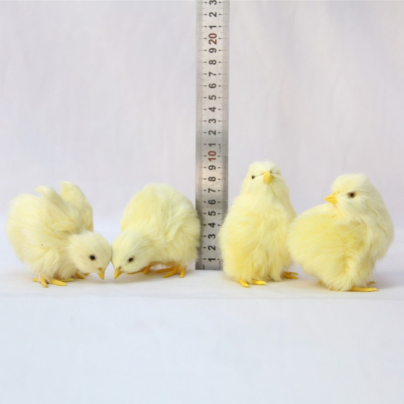 Realistic Soft Chicks (4pcs set) - Style's Bug