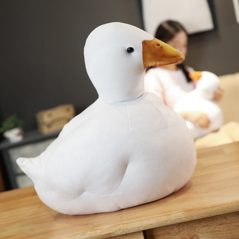 Realistic White Duck Plush pillows ( + 𝘢 𝘩𝘪𝘥𝘥𝘦𝘯 𝘪𝘯𝘴𝘪𝘥𝘦 𝘸𝘢𝘭𝘭𝘦𝘵) - Style's Bug