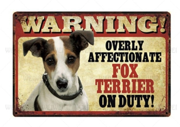 Overly Affectionate Dog Warning signs - Style's Bug Fox Terrier