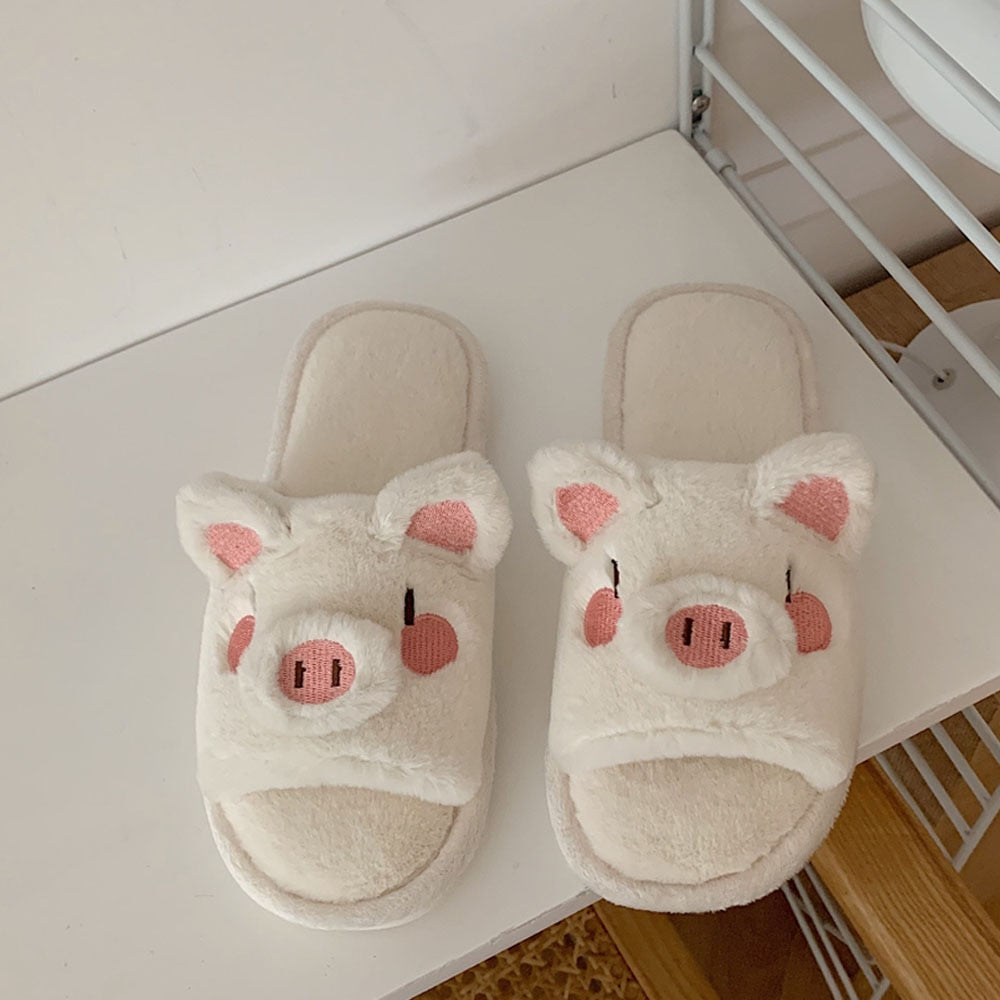 Comfy Pig slippers - Style's Bug white / 36-37(23-23.5 cm)
