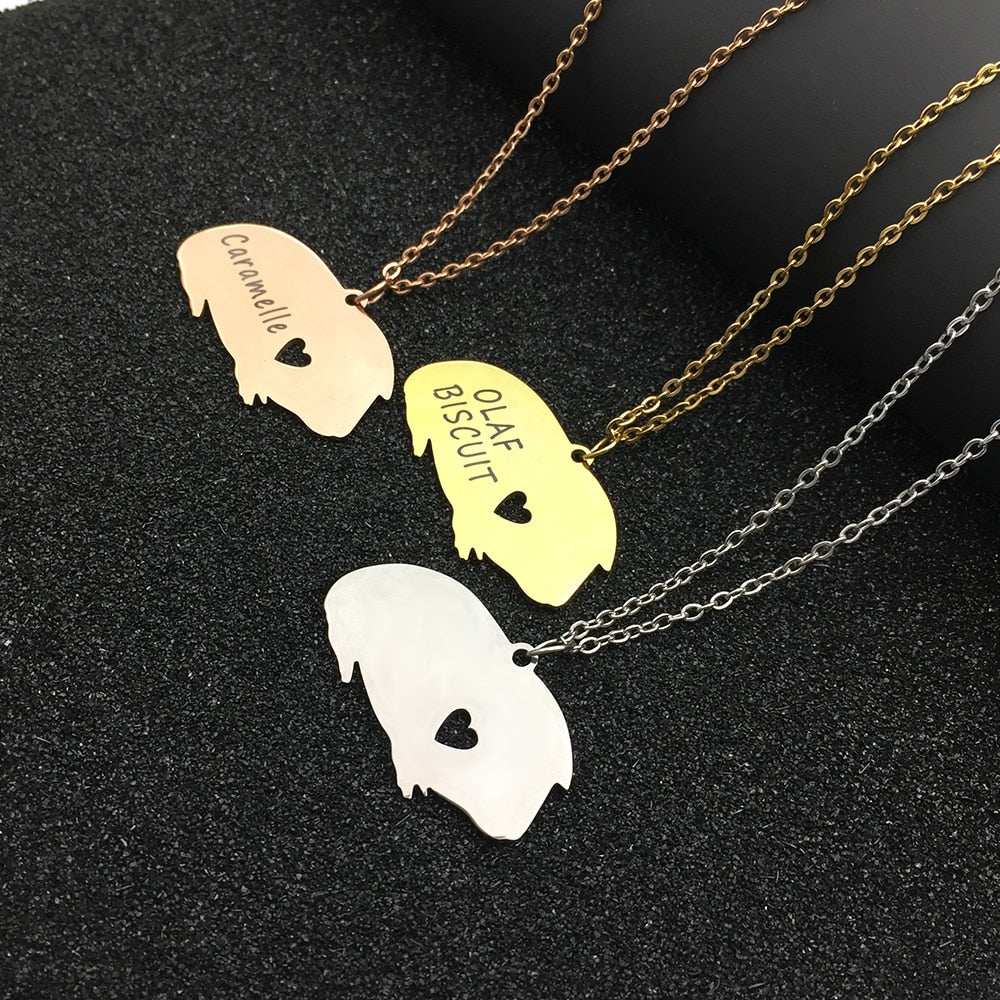 PAWsonalized Guinea Pig Necklace - Style's Bug