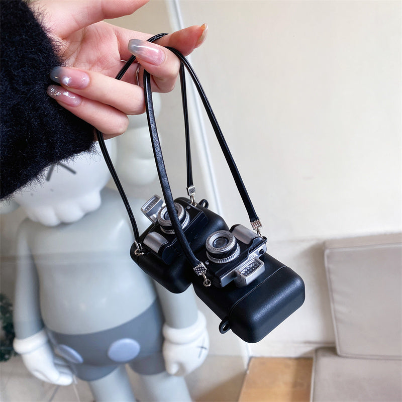 Classic Camera Airpod case (with flasher + shutter sound) - Style's Bug