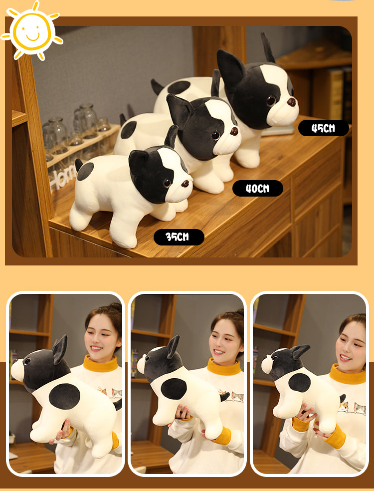 Realistic B & W French bulldog plushies - Style's Bug