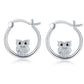 "Starring Tiny Owl" Hoop Earrings - Style's Bug