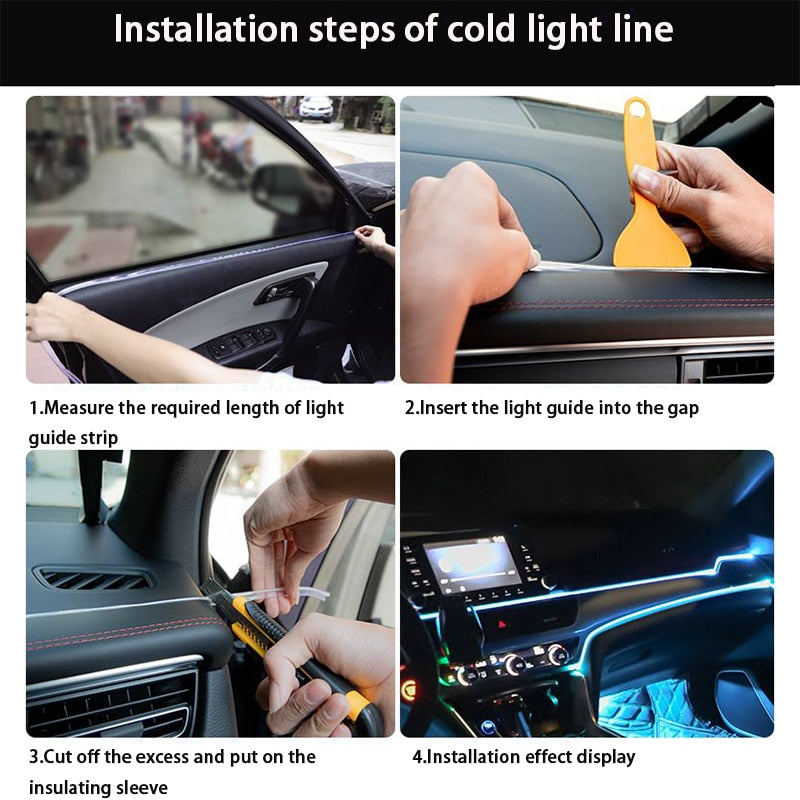 Car Interior LED light Strips - Style's Bug