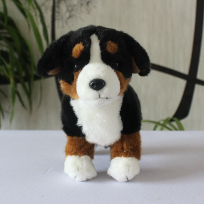 Realistic Bernese Mountain Dog puppy Plushie