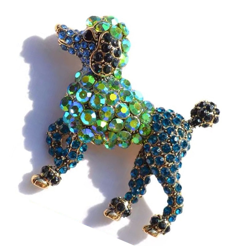 Realistic Poodle brooches - Style's Bug