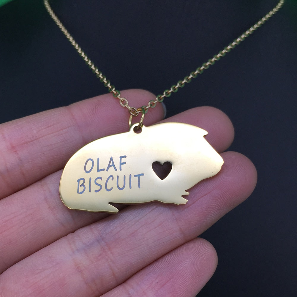 PAWsonalized Guinea Pig Necklace - Style's Bug