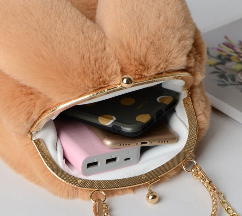 "Fluffy Bunny" mini shoulder bag by SB - Style's Bug