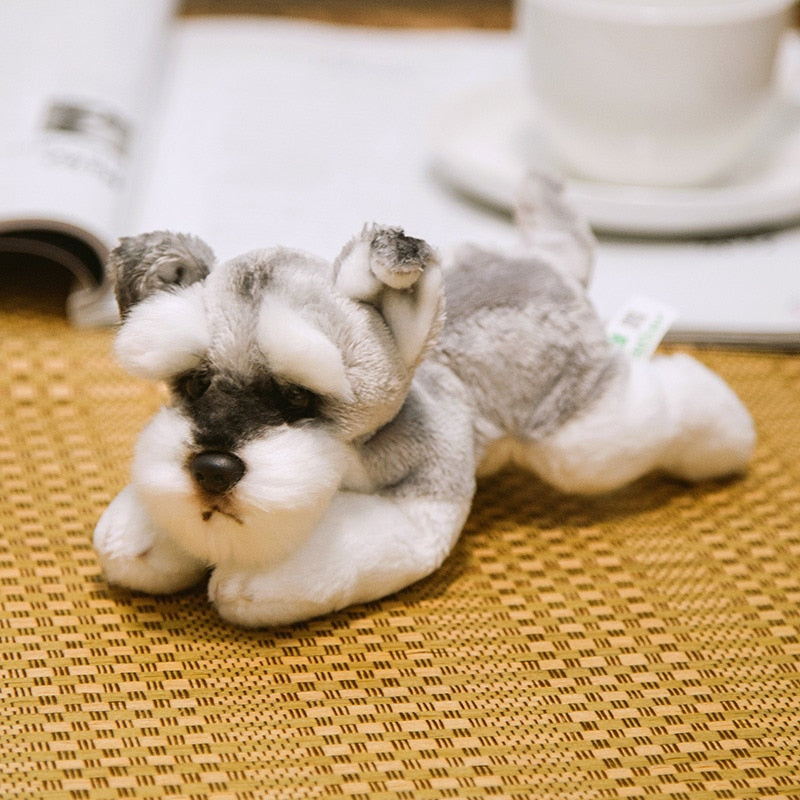 Realistic Schnauzer puppy plushies - Style's Bug
