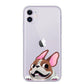 Funny cartoon French Bulldog iPhone cases - Style's Bug A / For iPhone 7 8 SE20