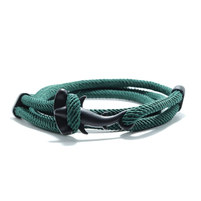 Hammerhead shark bracelet - Style's Bug Black + Green