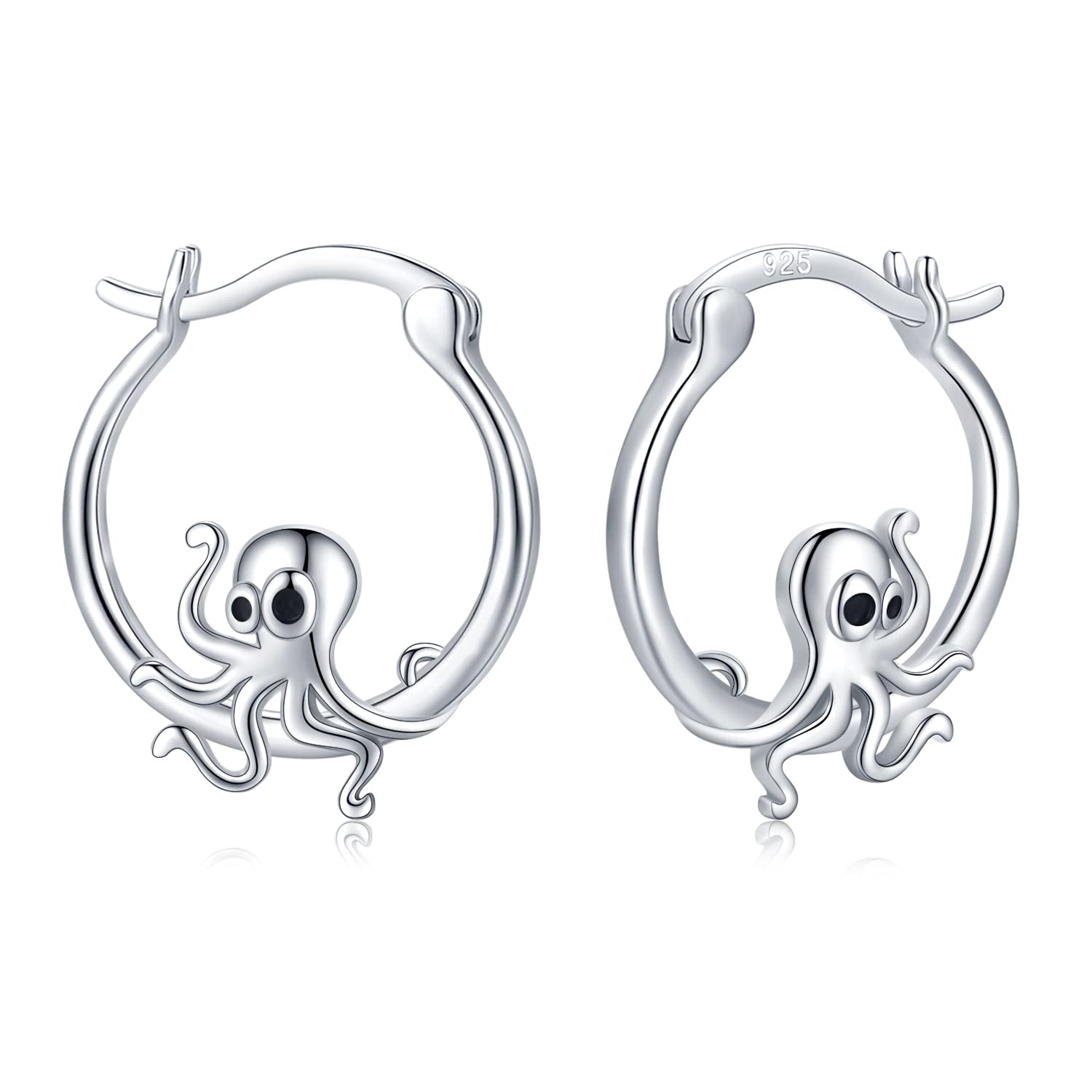 Waving Octopus earrings - Style's Bug Default Title