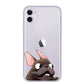 Funny cartoon French Bulldog iPhone cases - Style's Bug D / For iPhone 7 8 SE20