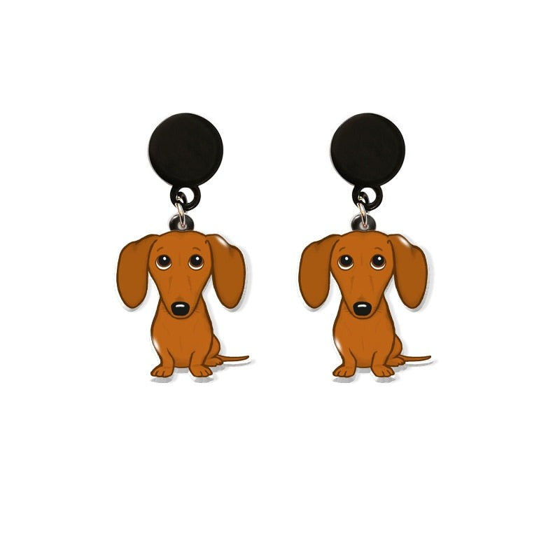 Funny Dachshund Earrings - Style's Bug Brownies