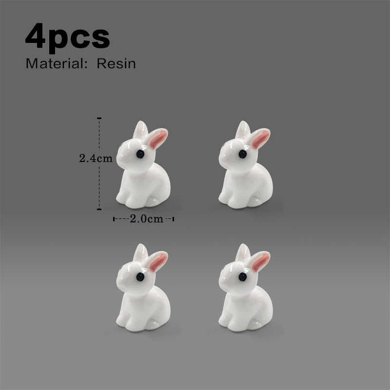 The world of mini Rabbits - Style's Bug 4pcs - White Rabbit A