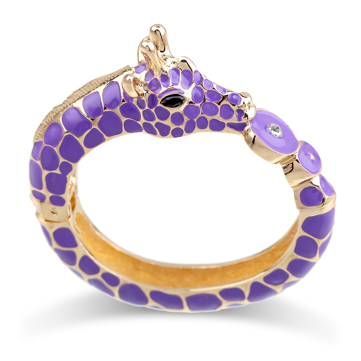 Realistic Giraffe Cuff Bracelet - Style's Bug Purple