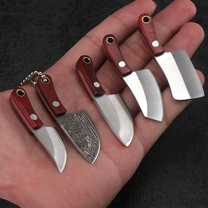 Mini Real Kitchen Knife keychain + mini sheath (2pcs pack) - Style's Bug