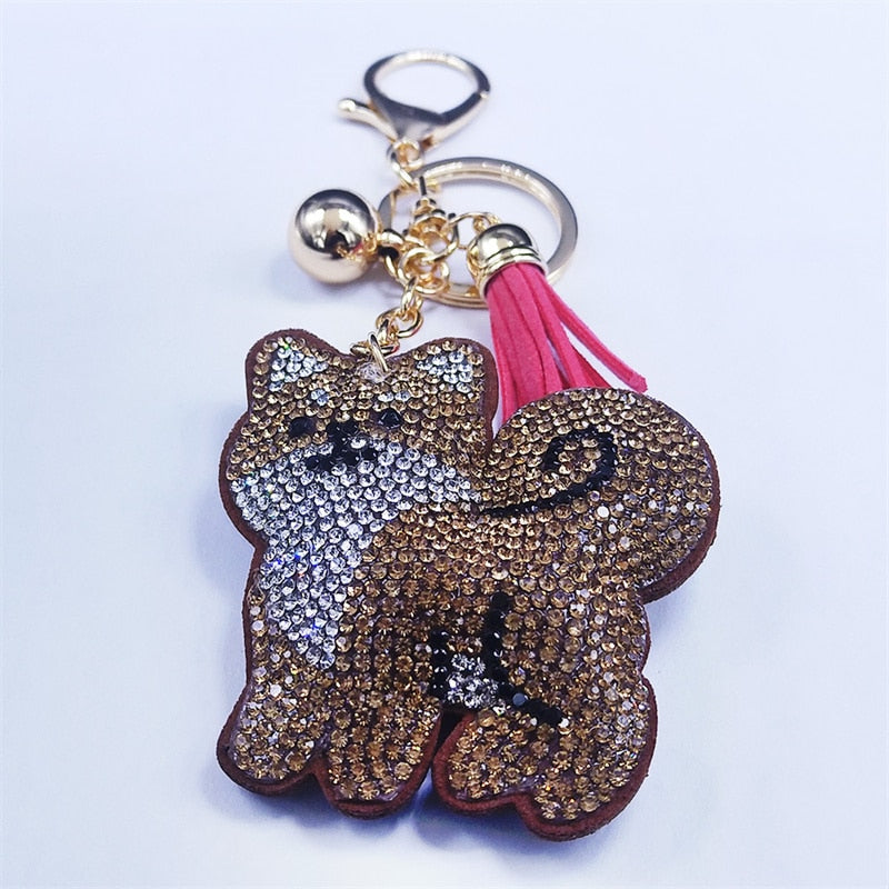 Crystal Shiba keychains - Style's Bug