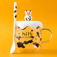 Cartoon Cow mugs by SB (With Lid + Spoon) - Style's Bug C