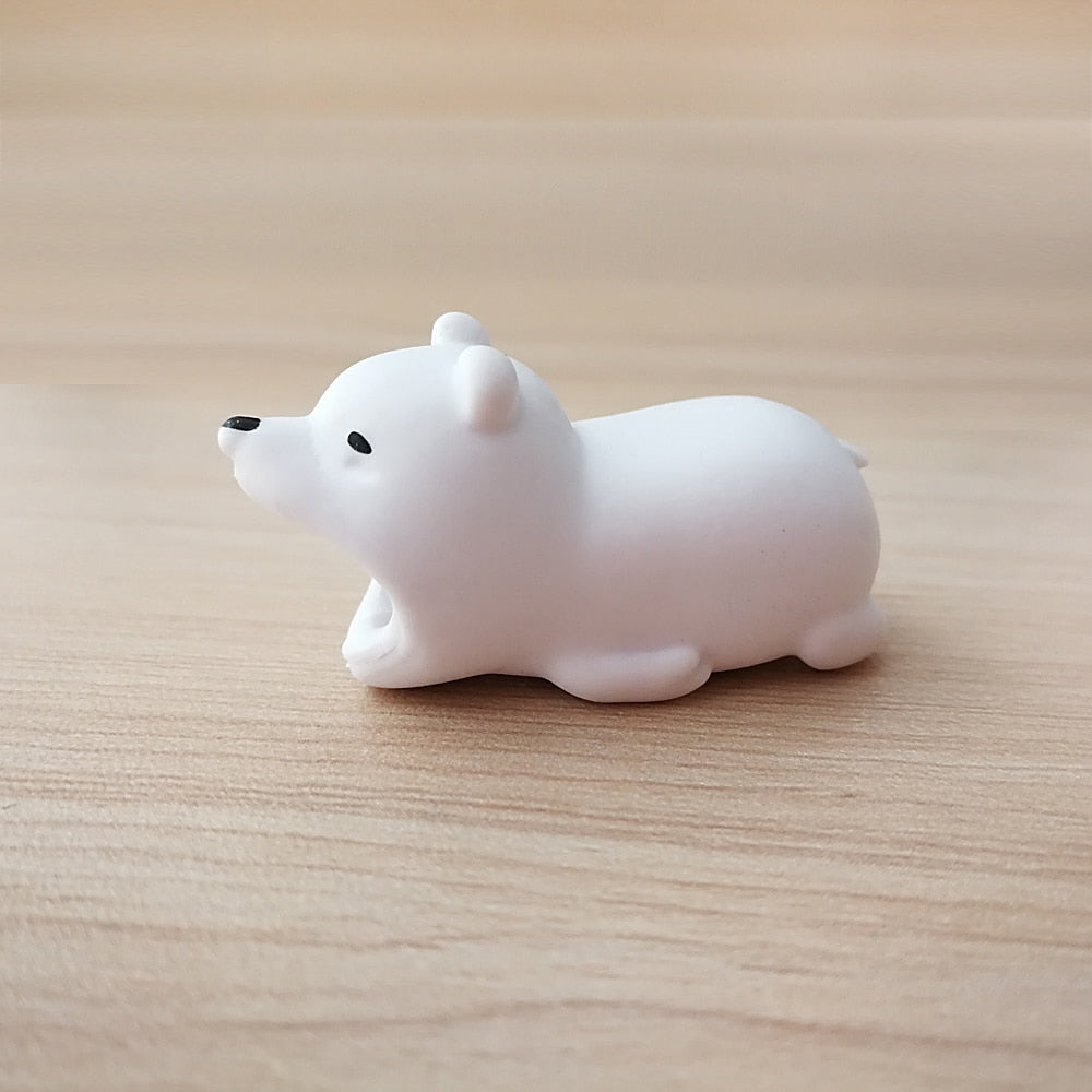 Funny Animal USB Cable protectors (3pcs pack) - Style's Bug Polar bear