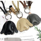 Serious Faced Basset Keychain
