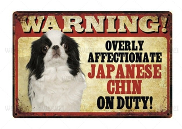 Overly Affectionate Dog Warning signs - Style's Bug Japanese Chin