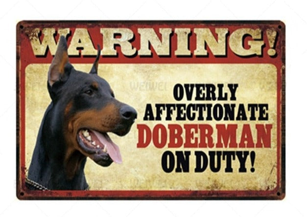 Overly Affectionate Dog Warning signs - Style's Bug Doberman