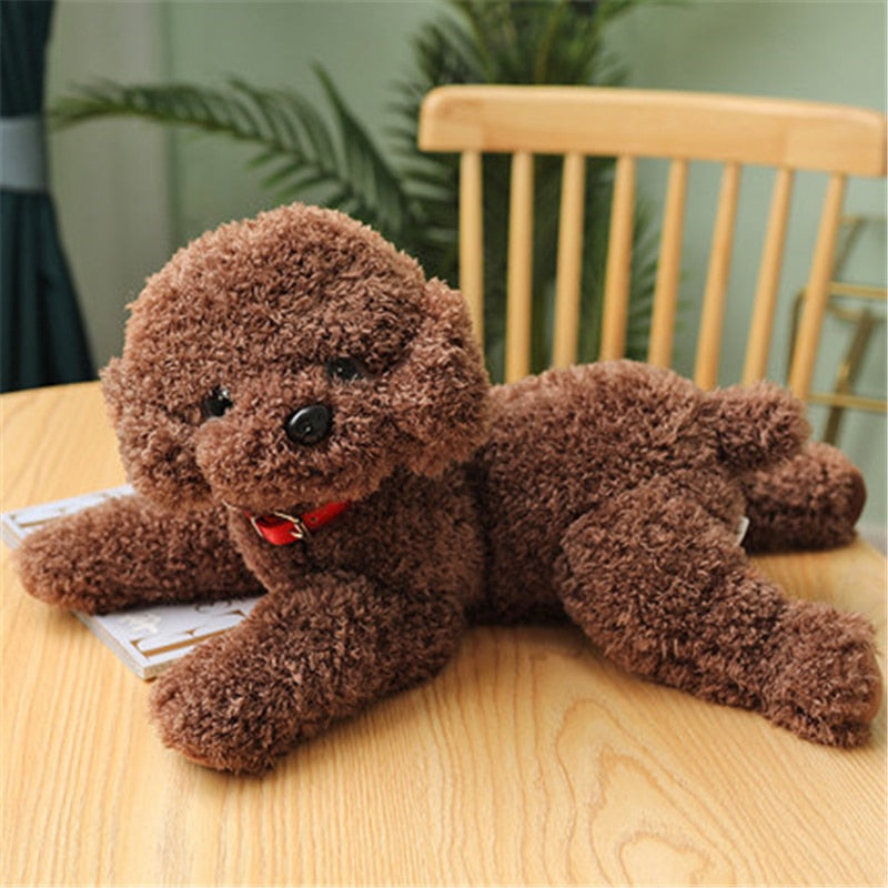 Realistic Poodle puppy plushies - Style's Bug Dark Brown - A