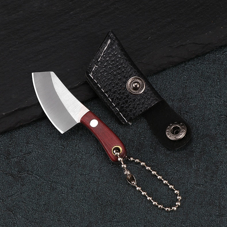 Mini Real Kitchen Knife keychain + mini sheath (2pcs pack) - Style's Bug