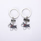 Schnauzer keychains by Style's Bug (2pcs pack) - Style's Bug Best + Friend keychains
