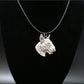 Realistic Bull Terrier Jewelry - Style's Bug Realistic Silver Necklace